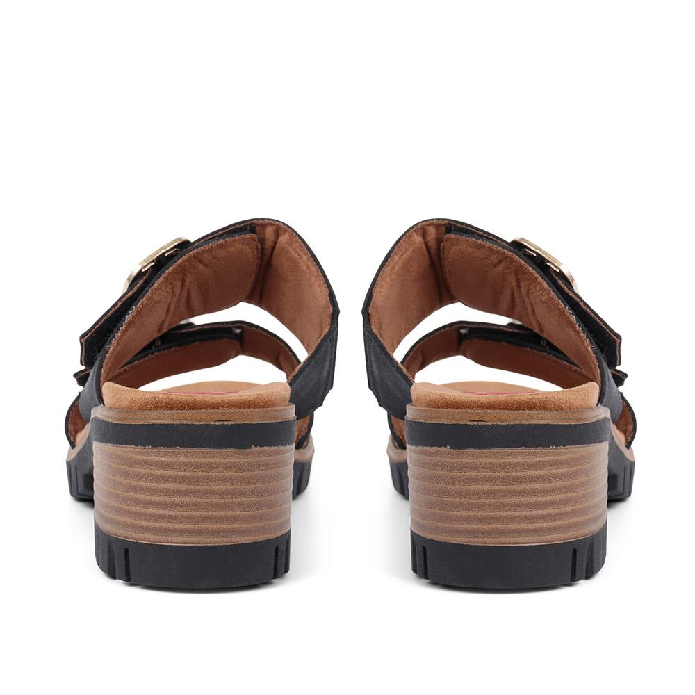 Double Buckle Mule Sandals - CENTR37029 / 323 307 image 2