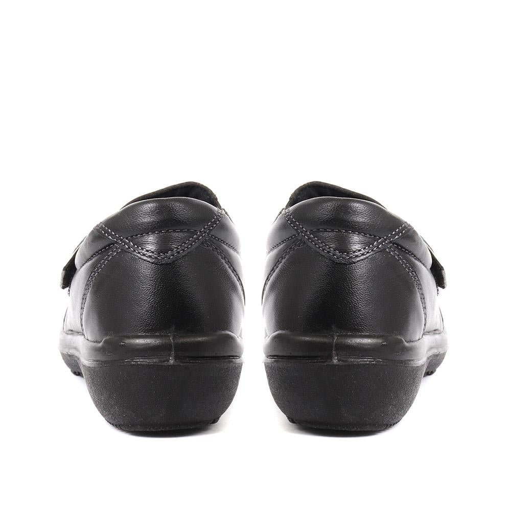 Extra Wide Leather Touch Fasten Shoe - RAJA2305 / 307 957 image 4