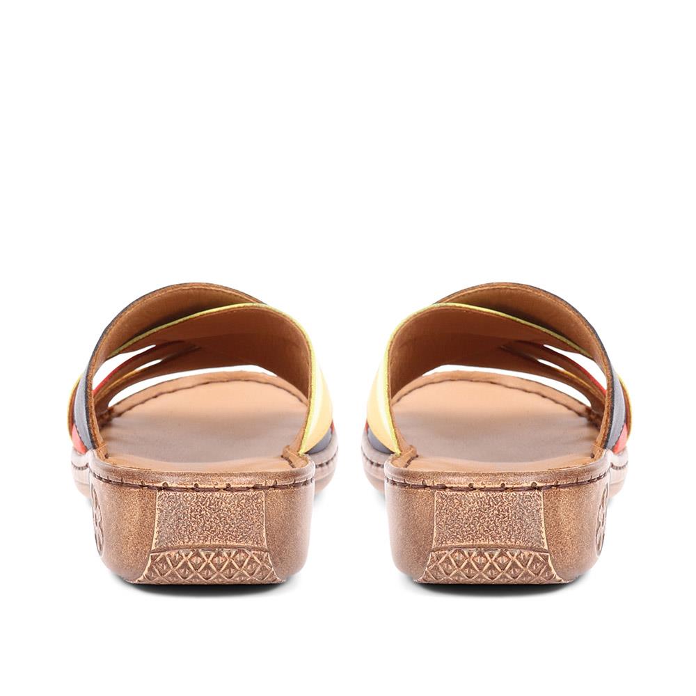 Leather Wedge Sandals - GENC37001 / 323 876 image 2