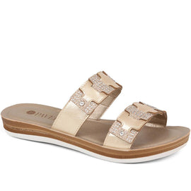 Two Strap Mule Sandals