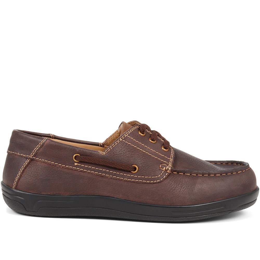 Maximus Extra Wide Leather Boat Shoes - MAXIMUS / 323 739 image 1