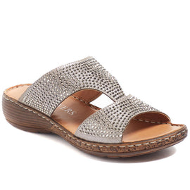 Leather Mule Sandals