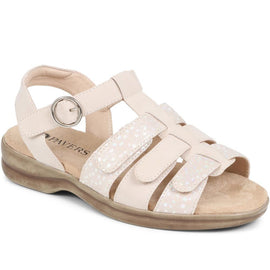 Extra Wide Fit Adjustable Buckle Sandals