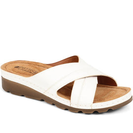 Crossover Mule Sandals