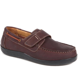 Extra Wide Fit Touch-Fasten Boat Shoes