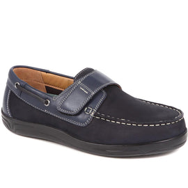 Extra Wide Fit Touch-Fasten Boat Shoes