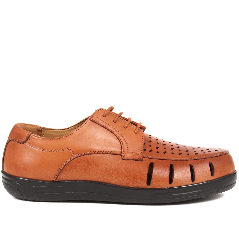 Wide Fit Leather Shoes - CRISTIANO / 323 745 image 1