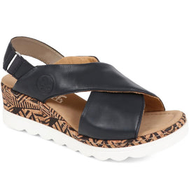 Slip-on Wedge Sandals