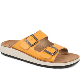 Dual Strap Slip On Sandals