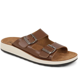 Dual Strap Slip On Sandals