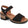 Touch Fasten Block Heeled Sandals - CENTR37033 / 323 341