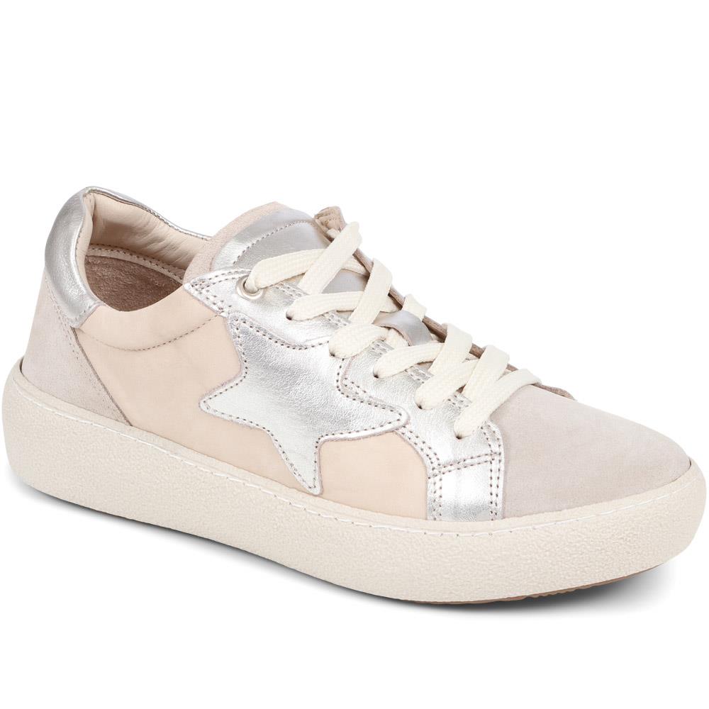 Leather Lace Up Trainers - PALMI37500 / 324 061 image 0