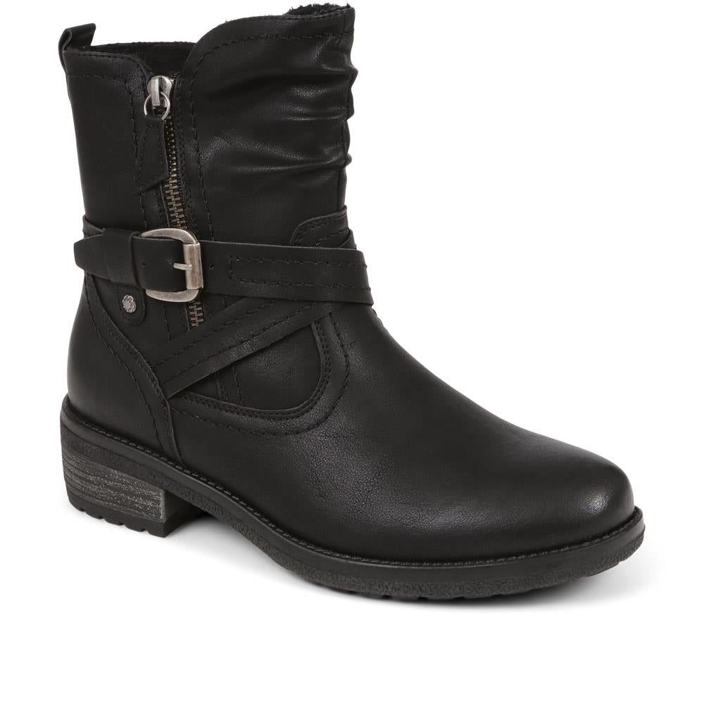 Zip Up Tall Ankle Boots - CENTR38015 / 324 217 image 0