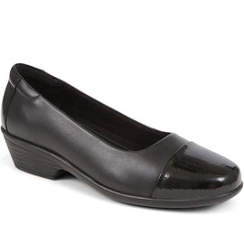 Patent Toe Ballet Pumps