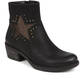 Star Detail Ankle Boots