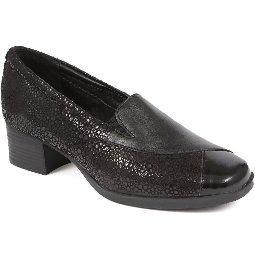 Heeled Leather Loafers - NAP38011 / 324 607 image 0