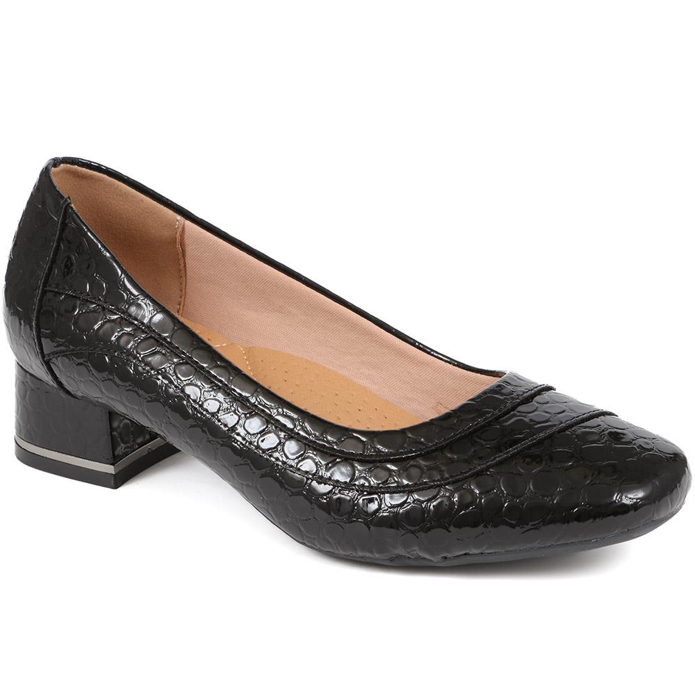 Casual Heeled Court Shoes - WK38025 / 324 237 image 0