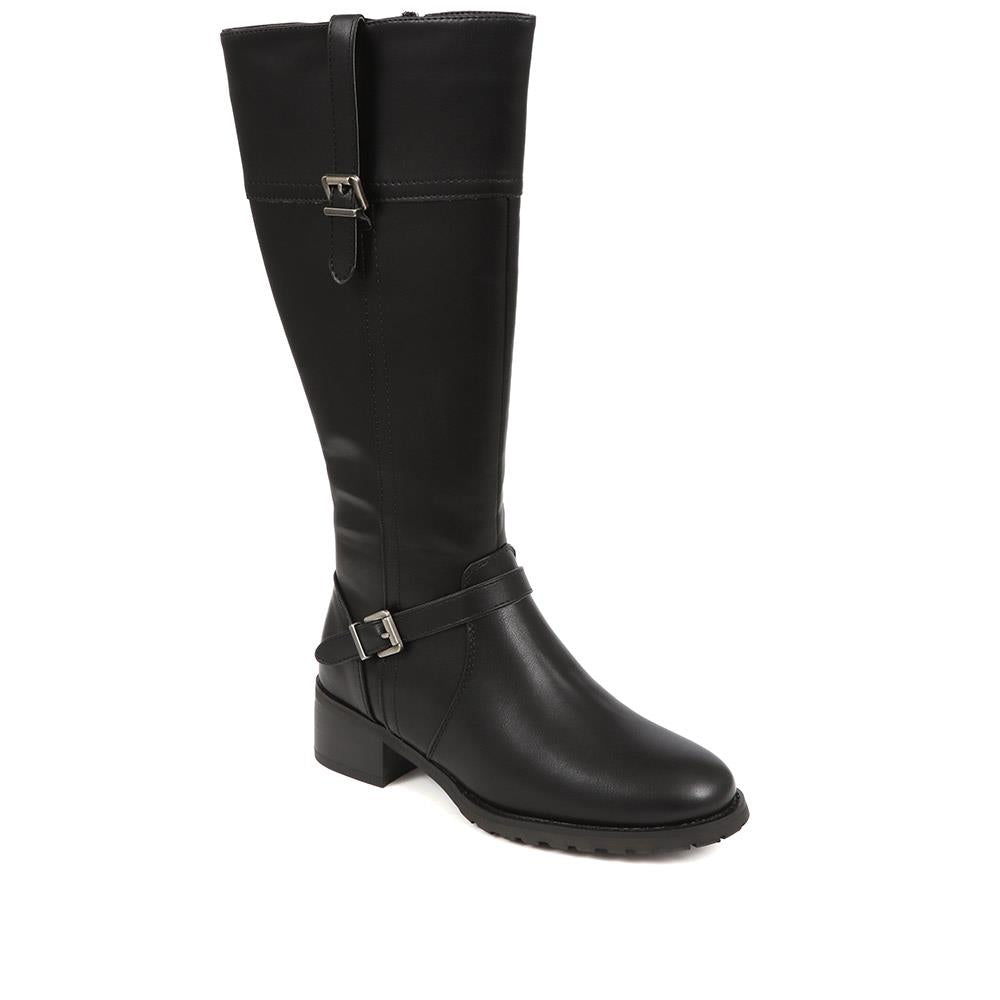 Knee High Buckle Detail Boots - WBINS38119 / 324 688 image 0