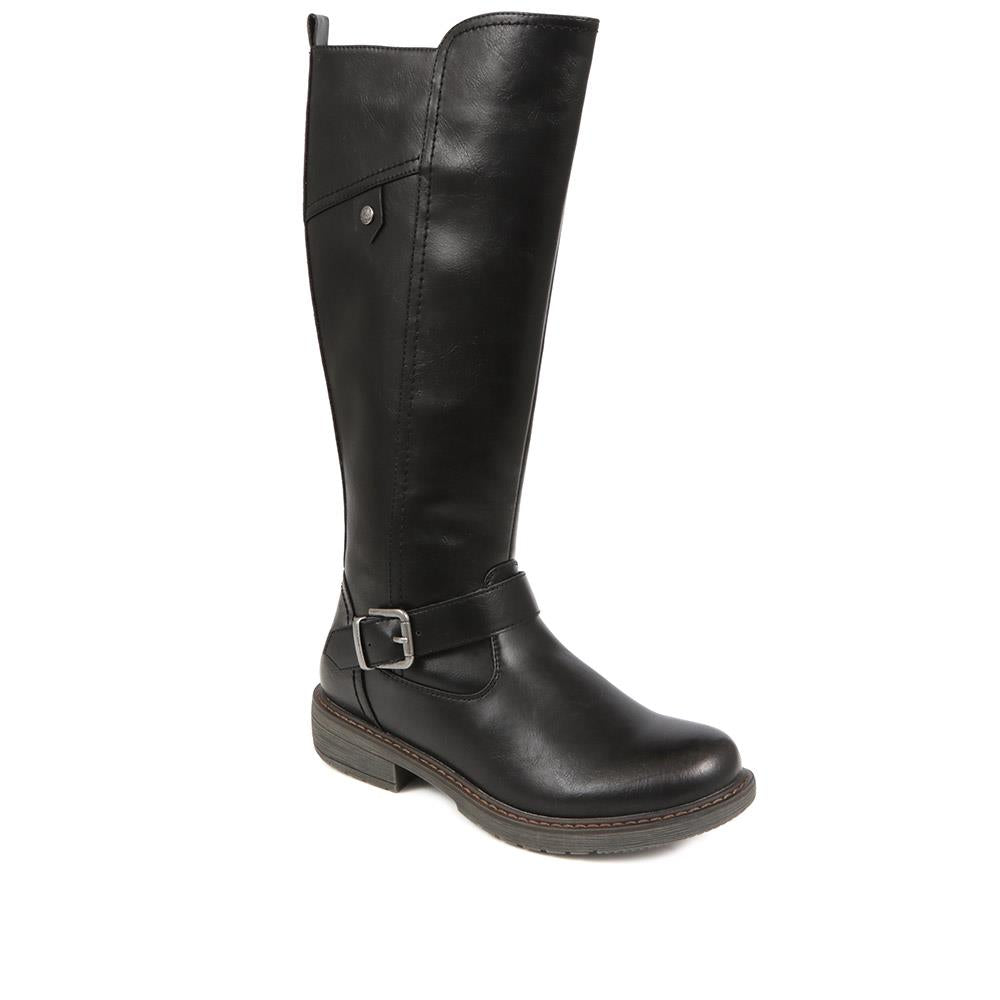 Knee-High Buckle Detail Boots  - WBINS38115 / 324 584 image 0