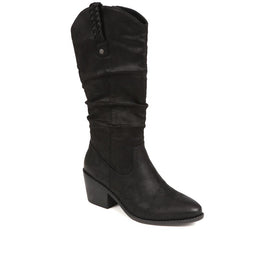 Mid-Calf Western Style Boots