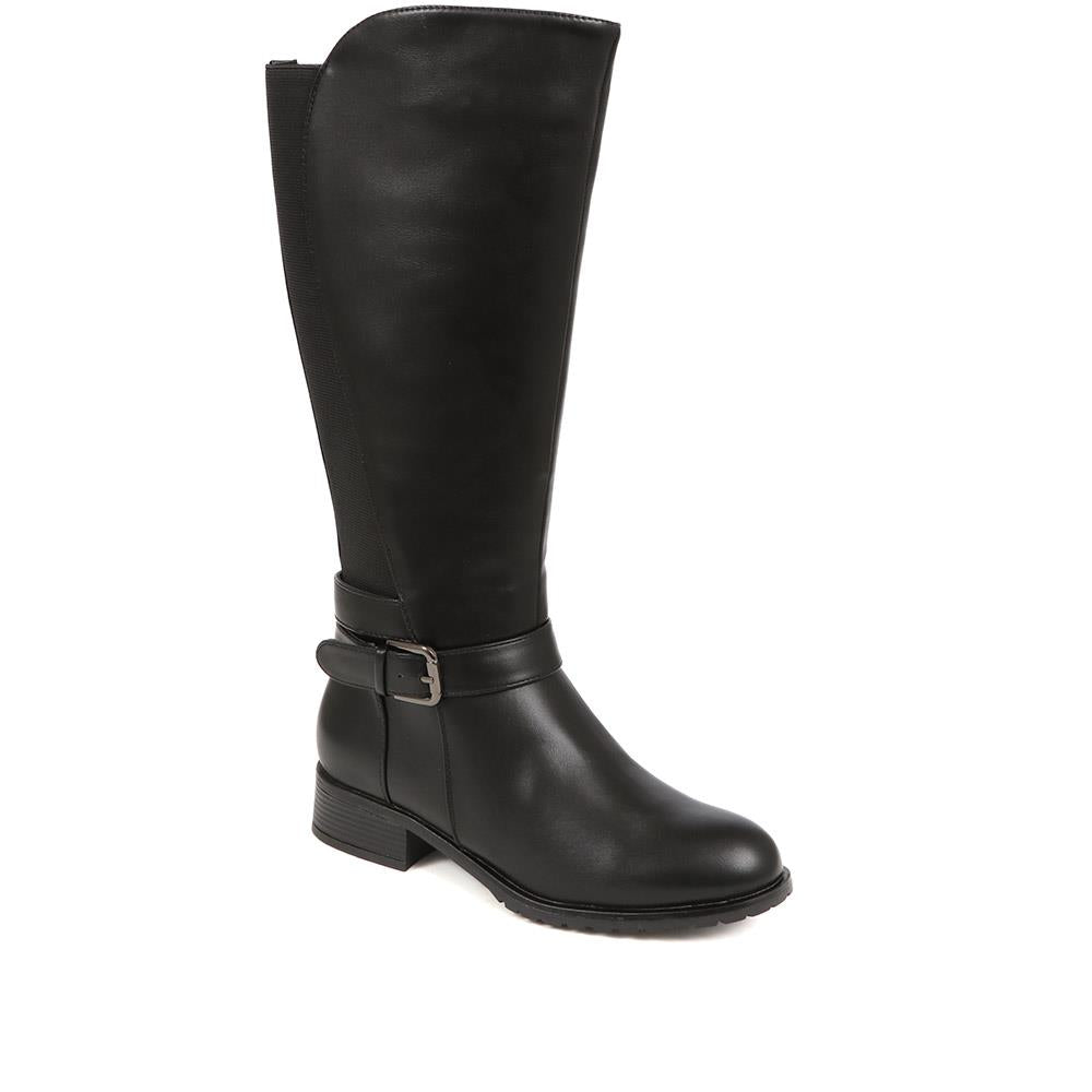 Buckle Detail Calf Boots - SANYI38027 / 324 603 image 0