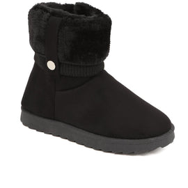 Fleece Lined Soft Ankle Boots