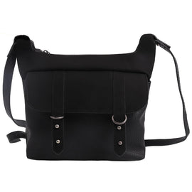 Dual Buckle Shoulder Bag