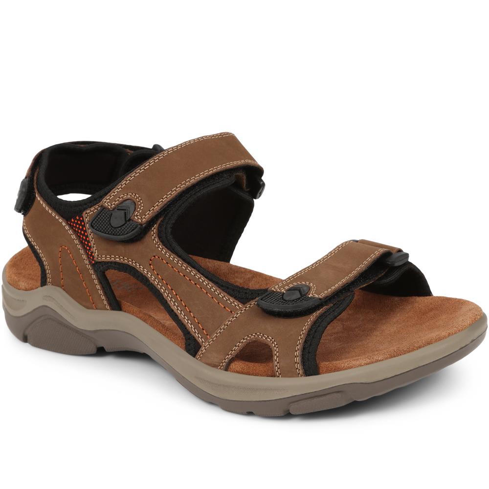 Adjustable Leather Sandals - DDIN39013 / 324 991 image 0