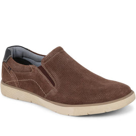 Slip-On Suede Trainers