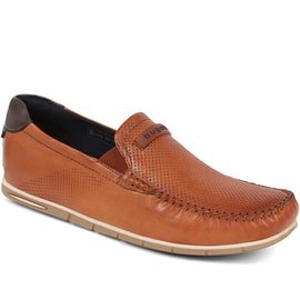 Leather Slip-On Shoes 