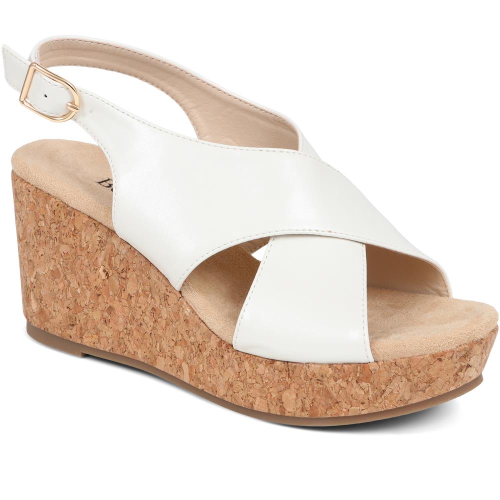 Slingback Wedge Sandals  - BELWBINS39080 / 325 128 image 0