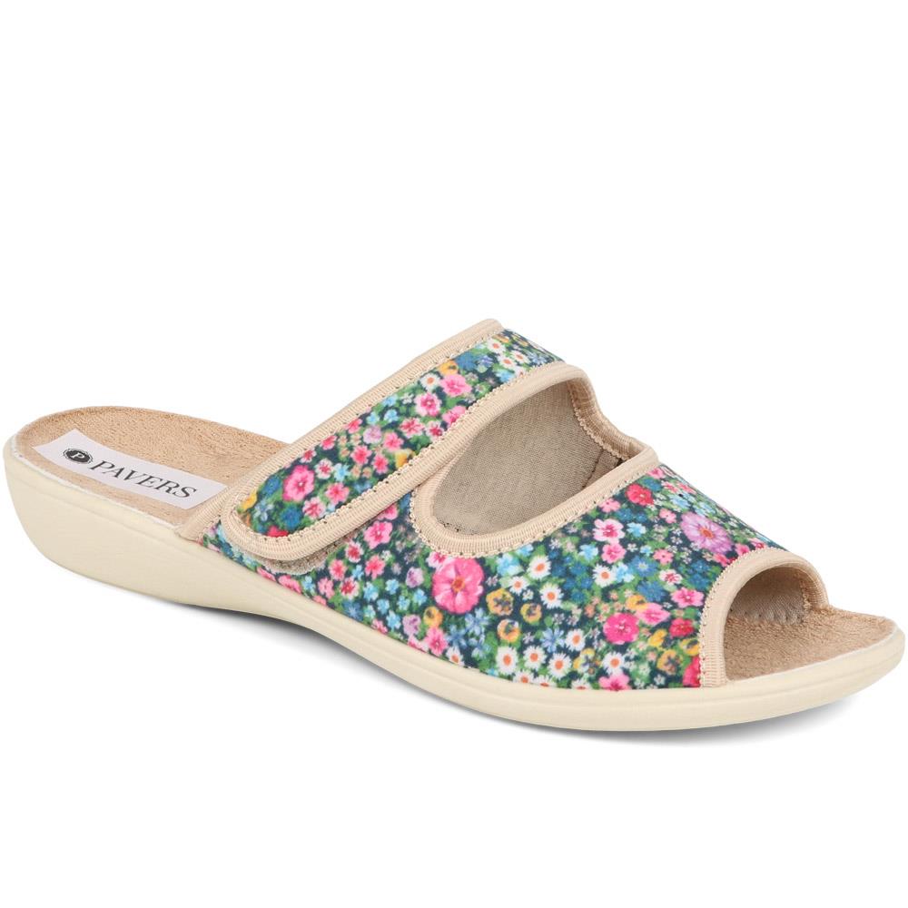 Touch-Fasten Slipper Mules  - ADA39003 / 325 451 image 0