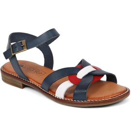Flat Leather Sandals 