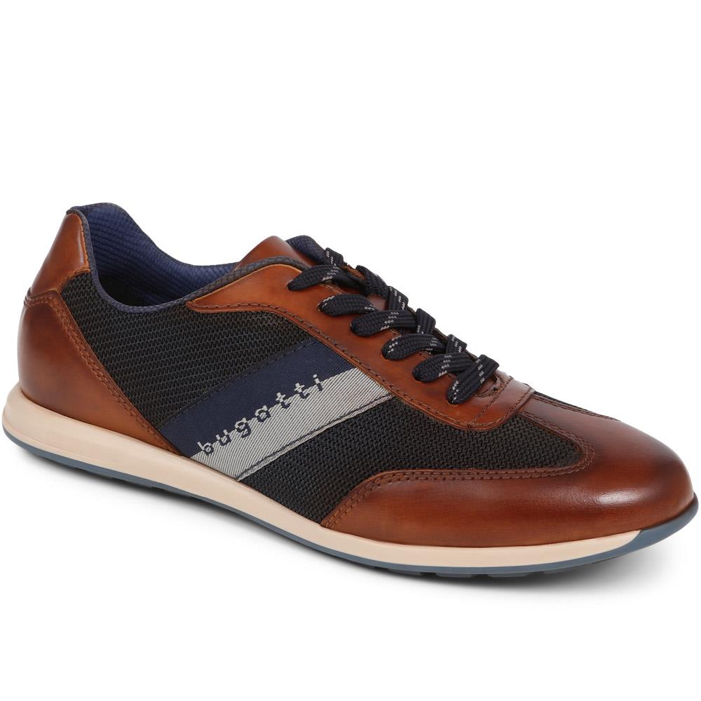 Leather Lace-Up Trainers  - BUG39500 / 324 759 image 0