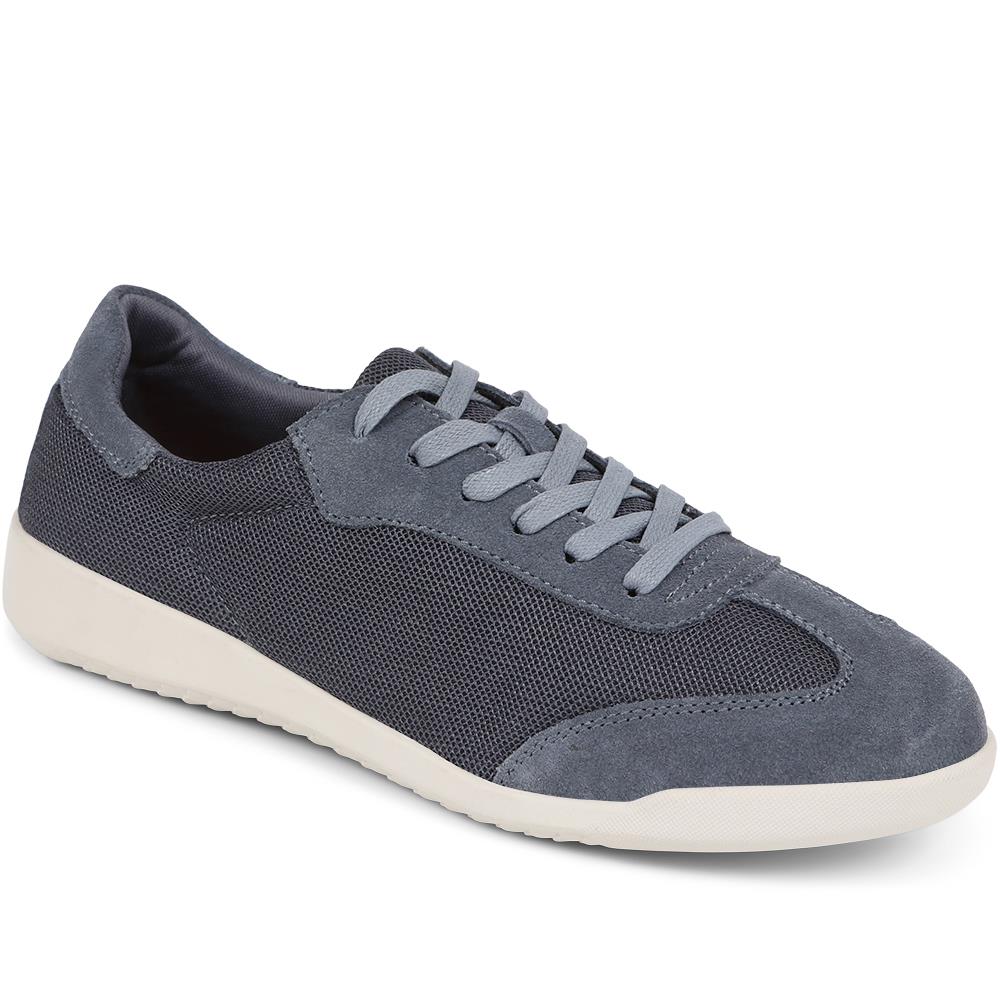 Memory Foam Leather Trainers  - BRK39009 / 325 009 image 0