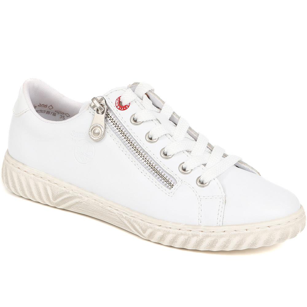 Leather Lace-Up Trainers - RKR39507 / 324 850 image 0