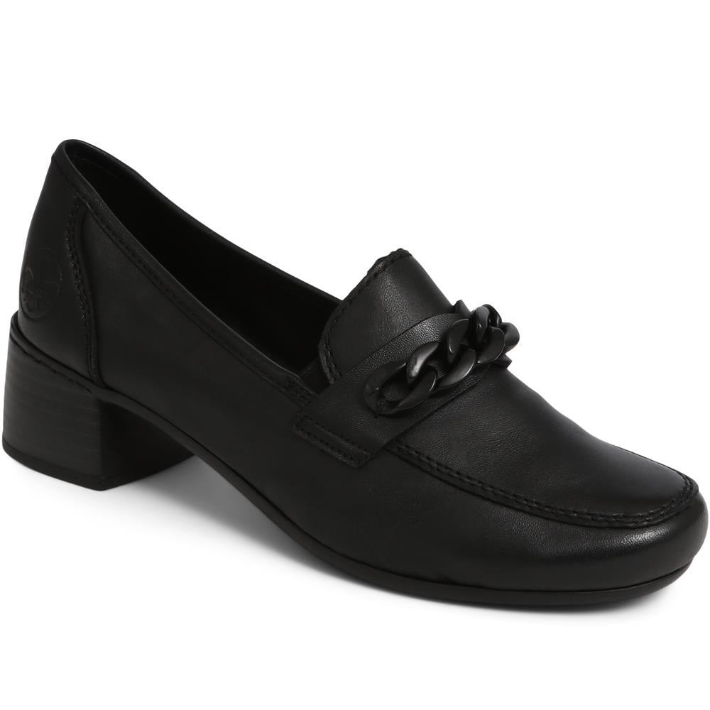 Leather Heeled Loafers  - RKR39500 / 324 843 image 0