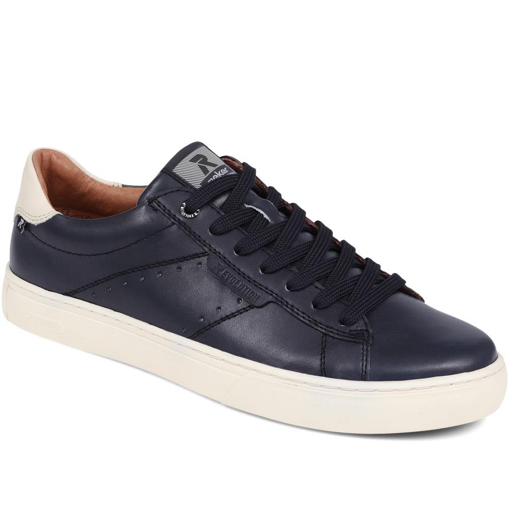 Leather Lace-Up Trainers - RKR39518 / 324 841 image 0