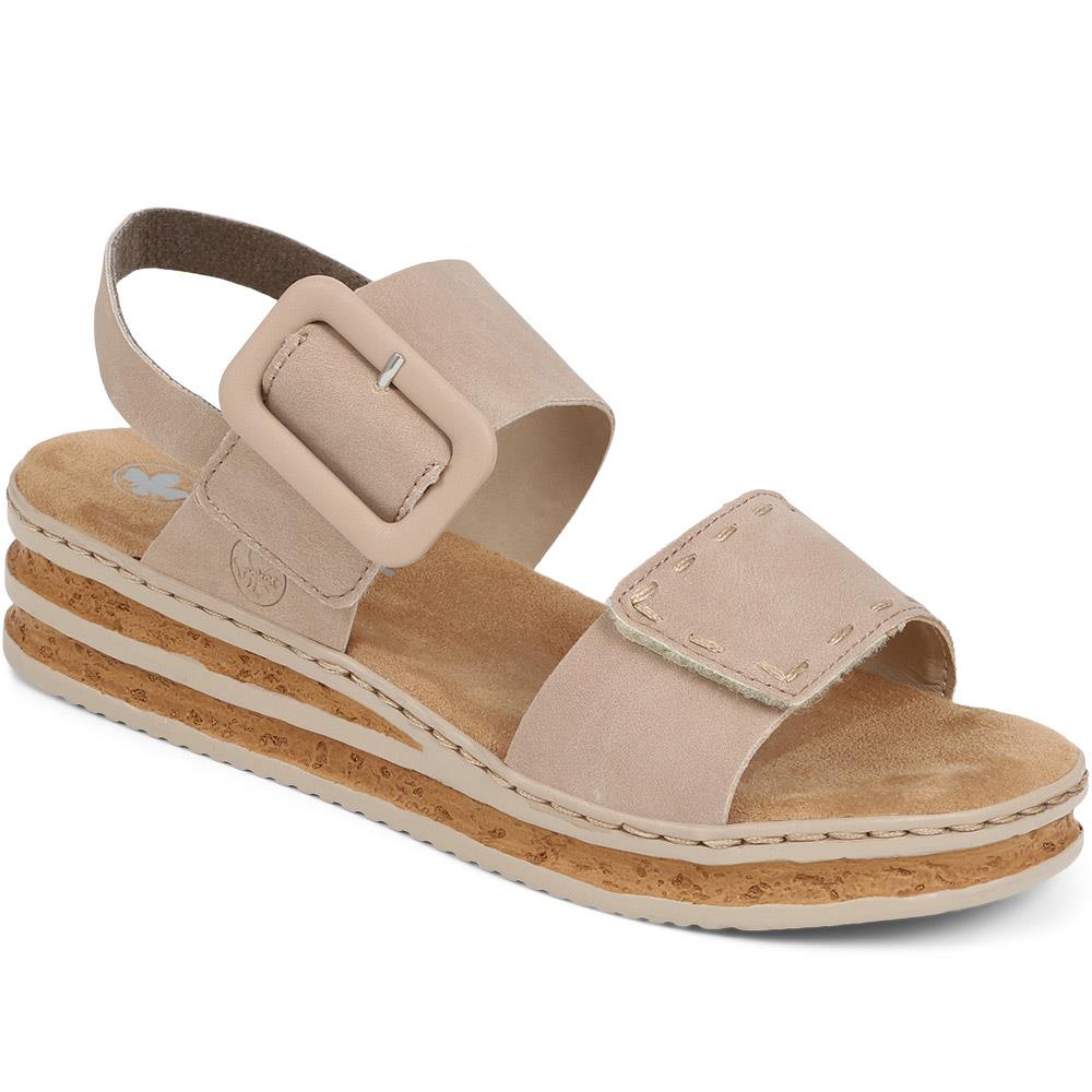 Platform Touch-Fasten Sandals  - RKR39530 / 325 026 image 0