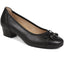 Leather Block Heel Court Shoes  - RNB39003 / 324 941 image 0