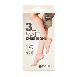 Pack of 3 Knee Highs.