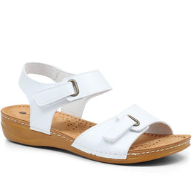 Touch-Fastening Flat Sandal