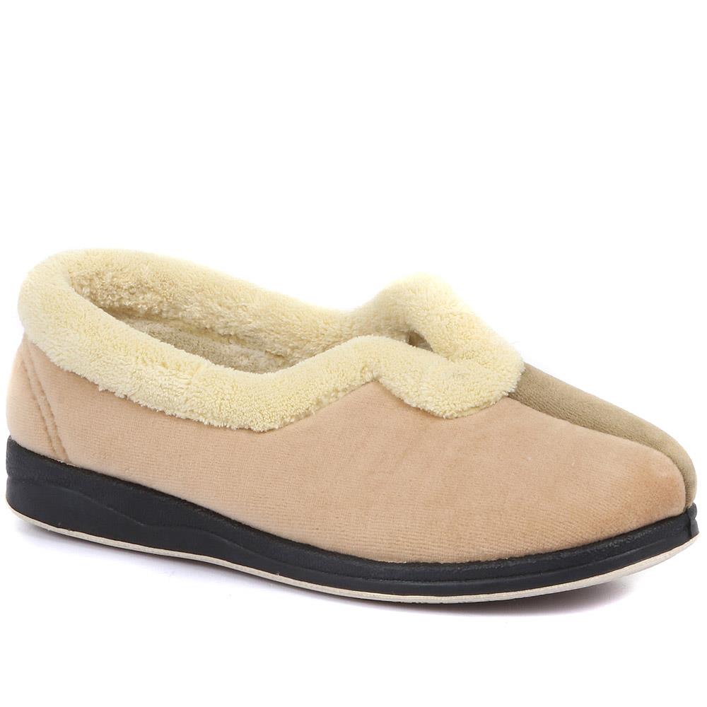 Wide Fit Antibacterial Slippers - QING32013 / 319 075 image 0