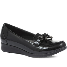 Patent Ladies Loafers