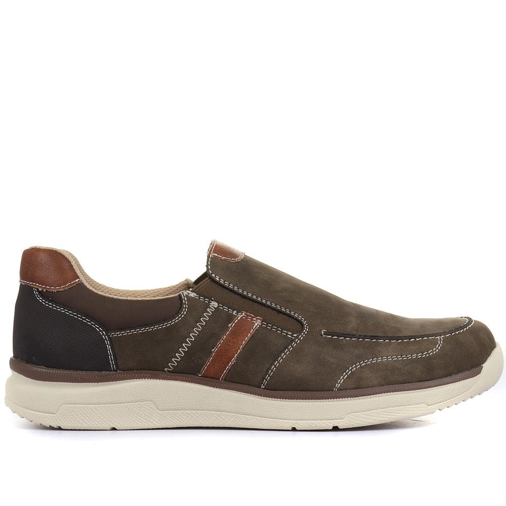 Wide Fit Slip On Trainers for Men - WBINS33015 / 319 501 image 1
