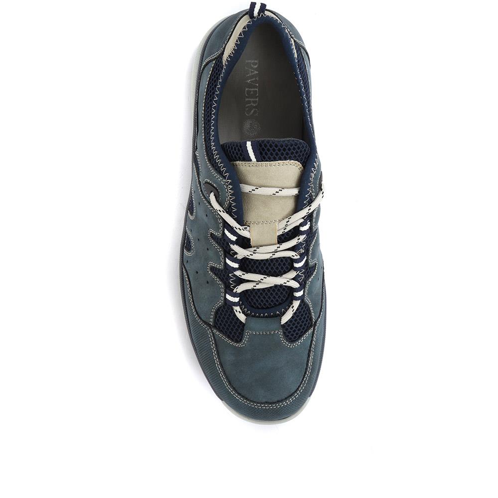 Wide Fit Lace -Up Trainers for Men - WBINS33017 / 319 502 image 3