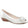 Wide Fit Open Toe Pump with Flower - SAND1900 / 135 753