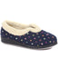 Wide Fit Polka Dot Slippers - QING34003 / 320 210 image 0