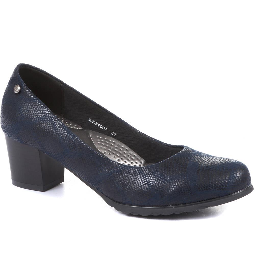 Block Heeled Court Shoes - WK34007 / 320 511 image 0