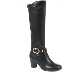 Heeled Knee High Boots